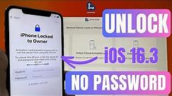 Best Way to Bypass iPhone Locked to Owner | iOS 16.3| iToolab UnlockGo