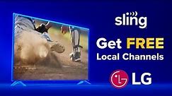 Watch Local Channels for FREE on LG Smart TV's with Sling!