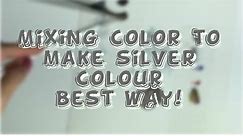 This Simple Trick will Teach You How to Make Silver and Gold Colors Mix easily using Acrylic Paint!