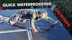 Easily Waterproof A Flat Roof With Liquid Rubber Membrane