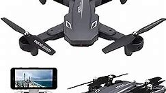 VISUO XS816 4k Drone with Camera Live Video, Teeggi WiFi FPV RC Quadcopter with 4k Camera Foldable Drone for Beginners - Altitude Hold Headless Mode One Key Off/Landing APP Control Long Flight Time