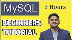 Learn MySQL in 3 Hours with 45 lessons | Amit Thinks | MySQL Tutorial for Beginners