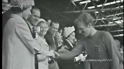 Fussball WM 1966 - Deutschland vs England (Wembley Tor Finale)