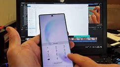 Galaxy Note 10: How to Transfer Photos & Videos to Computer w/ Cable