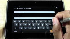 Kindle Fire HD How to Set a Password​​​ | H2TechVideos​​​