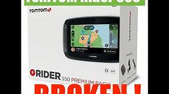 TomTom Rider 550 Screen Fault