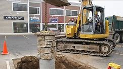 How To Install Signage Foundations With A Precast Concrete Pole Base (Installation Video)