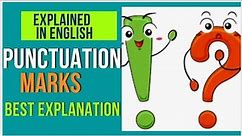 Punctuation : How to use Full stop Comma Question Mark Exclamation Mark Colon Apostrophe Quotation M