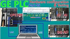PLC GE tutorial how to add 2 VerSaMax remote I/O and testing