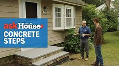 How to Install Precast Concrete Steps | Ask This Old House