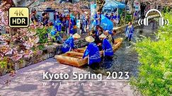 Kyoto Spring 2023 Walking Tour - Kyoto Japan [4K/HDR/Binaural]