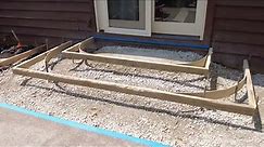 How to form up ROUND CONCRETE STEPS