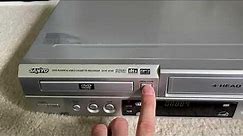 Working Sanyo DVD VCR Combo Player Model DVW-6100