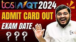 TCS NQT 2024 Admit Card Out | Breaking News | TCS NQT 2024 Exam Date? | How to Download Admit Card?