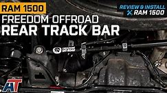 2009-2022 RAM 1500 Freedom Offroad Adjustable Rear Track Bar; 0 to 4-Inch Lift Review & Install