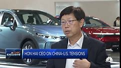 Hon Hai CEO discusses sales