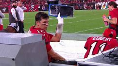 Frustrated Tom Brady smashes tablet after interception