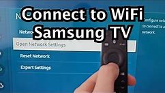 How to Connect to WiFi on Samsung Smart TV!