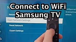 How to Connect to WiFi on Samsung Smart TV!