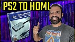 How to Connect PS2 to HDMI TV - KAICO HDMI Adapter for PlayStation 2