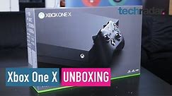 Xbox One X unboxing