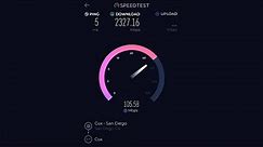 COX 2 Gigabit Internet Speed Test 2023