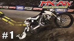 MX vs. ATV Supercross - Xbox 360 / Ps3 Gameplay Playthrough Career PART 1