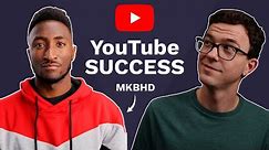 Tips for YouTube Success from MKBHD (Marques Brownlee)