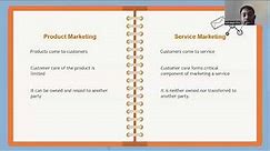 Chapter 1 Difference between product and service marketing V4