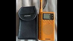 Let's look at a fun Grundig Mini 300 World Receiver Radio.