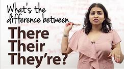 What's the difference between There, Their and They're? - English Grammar Lesson