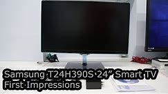 Samsung T24H390S First Impressions - Best 24" TV available?