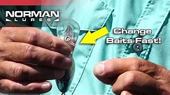 How To Change Fishing Lures Quickly (Norman Speed Clips)