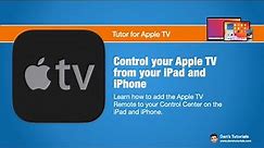 Control your Apple TV from your iPad and iPhone