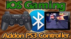 HOW TO CONNECT PS3 CONTROLLER TO iPAD AND PLAY ANY iOS GAME USING BluTrol (GTA III Gameplay)!!