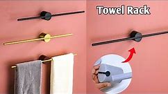 Towel Rack From PVC Pipe Wall Hanging Towel Holder