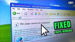 The Page Cannot be Displayed Windows Xp (How to Fix in 2024)