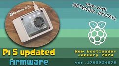 How to update Raspberry Pi 5 bootloader eeprom to latest stable version. Now has "network-install"