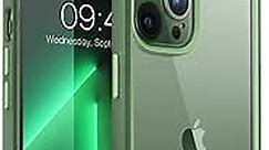 SUPCASE Case for iPhone 13 Pro Max (2021) 6.7 Inch, Transparent Slim Protection Hybrid Case [Unicorn Beetle Style] Bumper TPU Shockproof (Dark Green)
