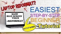 How to Reformat Windows 10 [Tutorial] | Easiest Way | Step by step