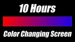 Color Changing Red-Violet-Blue Screen - Led Lights [10 Hours Fast]
