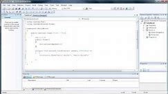 Creating your first program "Hello World" - C Sharp Visual Studio 2008