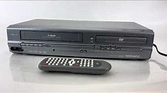Magnavox MWD2205 4 Head VCR DVD Combo VHS Player w/ Remote