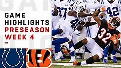 Colts vs. Bengals Highlights | NFL 2018 Preseason Week 4