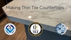 Making Thin Tile Countertops By Hand Part 1 - Columbia MO