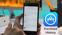 How To View App Store Purchase History On iOS