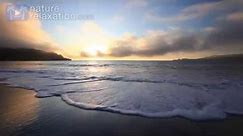 "Golden Waves Crashing" 10 HR Screensaver Study Aid Meditation Aid Video 1080p