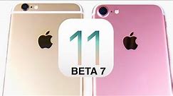 iPhone 6 vs iPhone 7 iOS 11 Beta 7