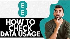 How to Check EE Data Usage (2024)