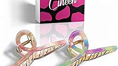 CINEEN 2 Pack Large Metal Hair Claw Clips - 4.6 Inch Big Nonslip Gold Hair Clamps, Perfect Jaw Hair Clamps for Women and Thinner,Fashion Claw Clips for Long Hair Accessories, Gifts for Women and Girl